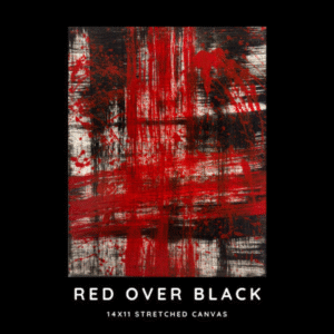 Red Over Black by Andy Trautwein by Trautwein Art