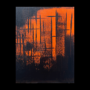 Orange and Black 8x10" Print
