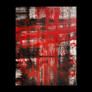 Red Over Black 8x10" Print