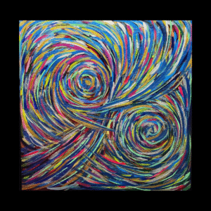 Thoughts Swirling 12x12" Print