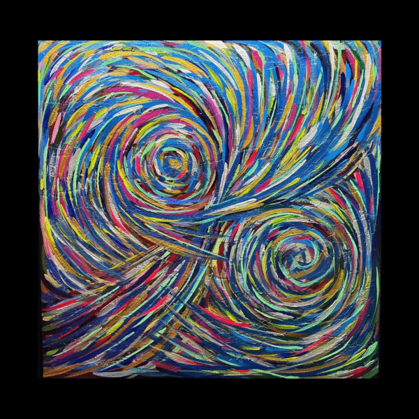 Thoughts Swirling 12x12" Print