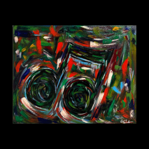 Music in the Madness 8x10" Print