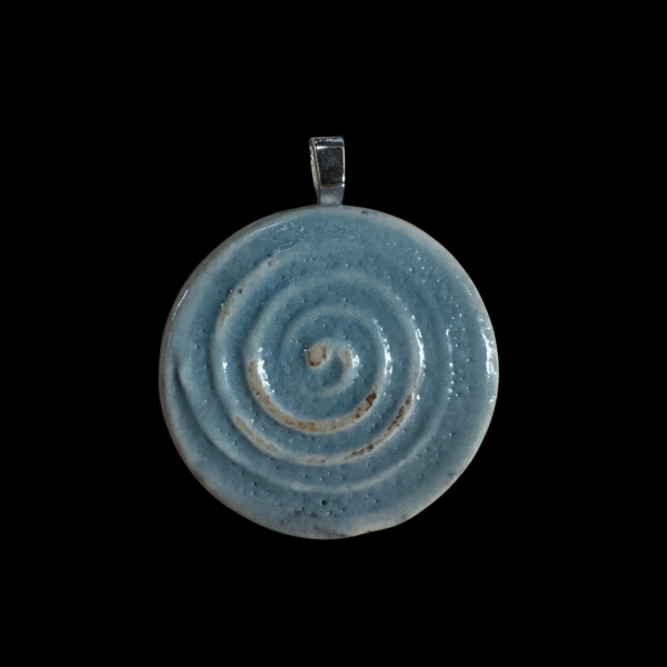 Ceramic Spiral Pendant