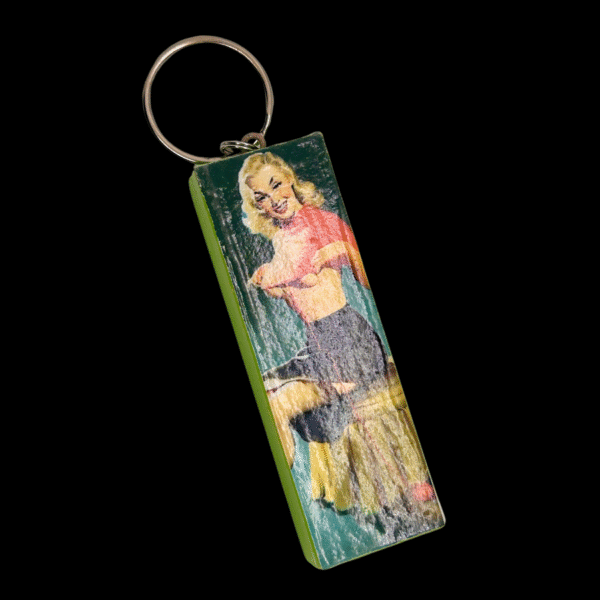 Pinup Girl Keychain