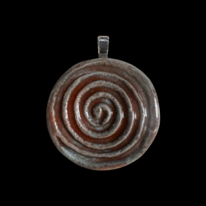 Ceramic Spiral Pendant