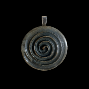 Ceramic Spiral Pendant