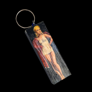 Pinup Girl Keychain