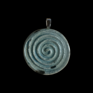 Ceramic Spiral Pendant