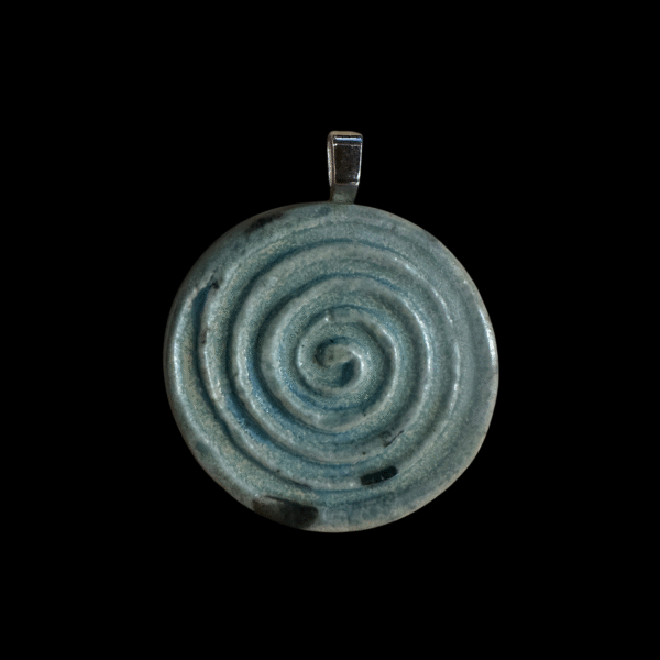 Ceramic Spiral Pendant