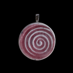 Ceramic Spiral Pendant