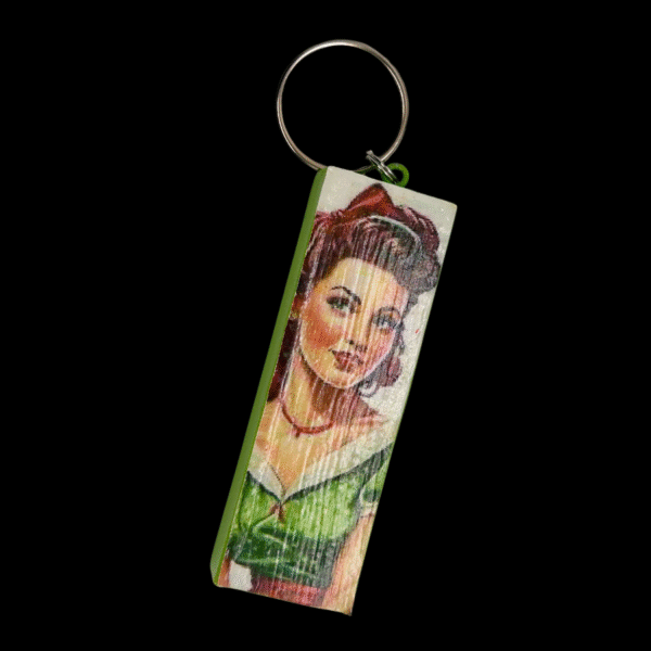 Pinup Girl Keychain