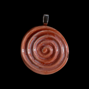 Ceramic Spiral Pendant