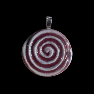 Ceramic Spiral Pendant