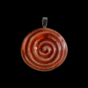 Ceramic Spiral Pendant