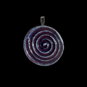 Ceramic Spiral Pendant