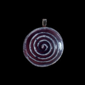 Ceramic Spiral Pendant