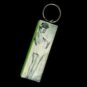 Pinup Girl Keychain
