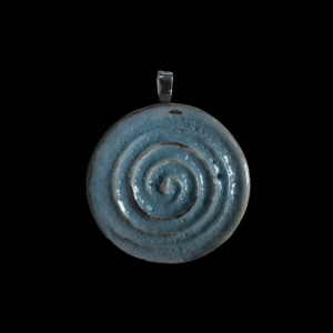 Ceramic Spiral Pendant
