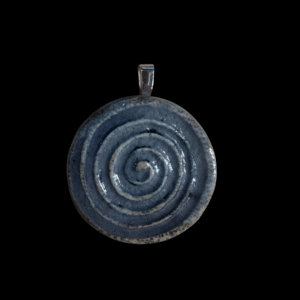 Ceramic Spiral Pendant