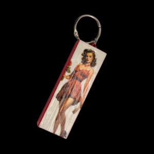 Pinup Girl Keychain