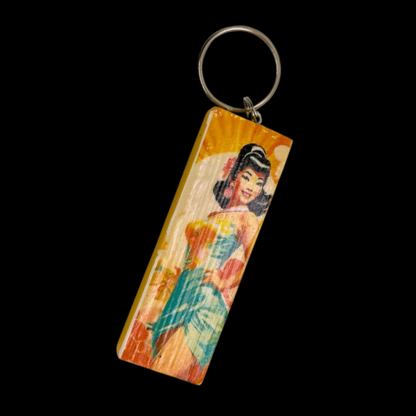 Pinup Girl Keychain