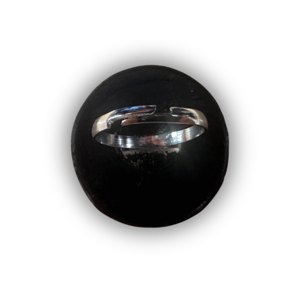 Purple Mindful Moment Ceramic Smiley Face Ring - Image 2