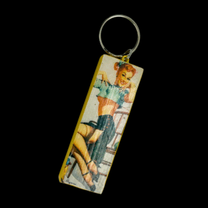 Pinup Girl Keychain