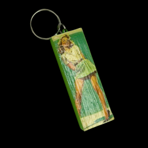 Pinup Girl Keychain