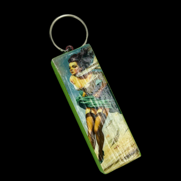 Pinup Girl Keychain