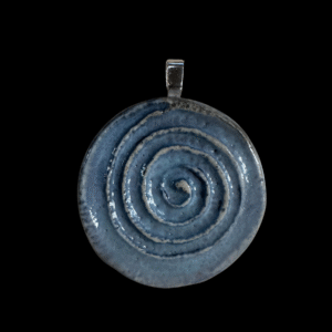 Ceramic Spiral Pendant