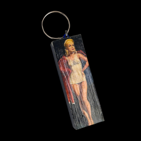 Pinup Girl Keychain