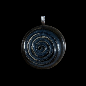 Ceramic Spiral Pendant