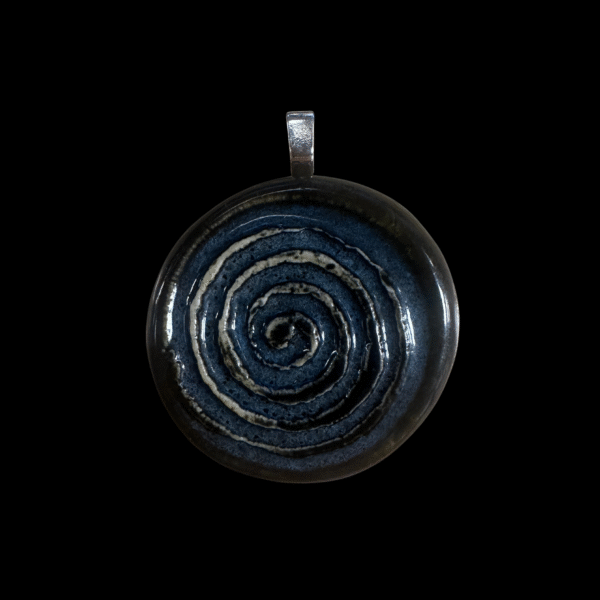Ceramic Spiral Pendant