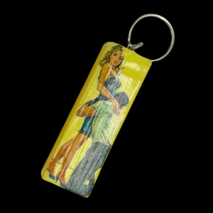 Pinup Girl Keychain